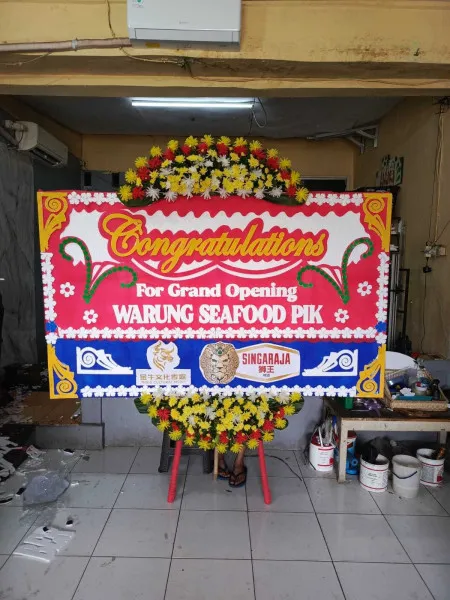 Papan Bunga Ucapan Selamat Golf Island